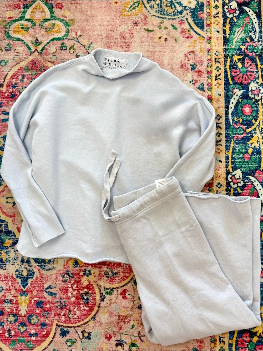 Frank & Eileen Aspen Travel Set in Ice Blue